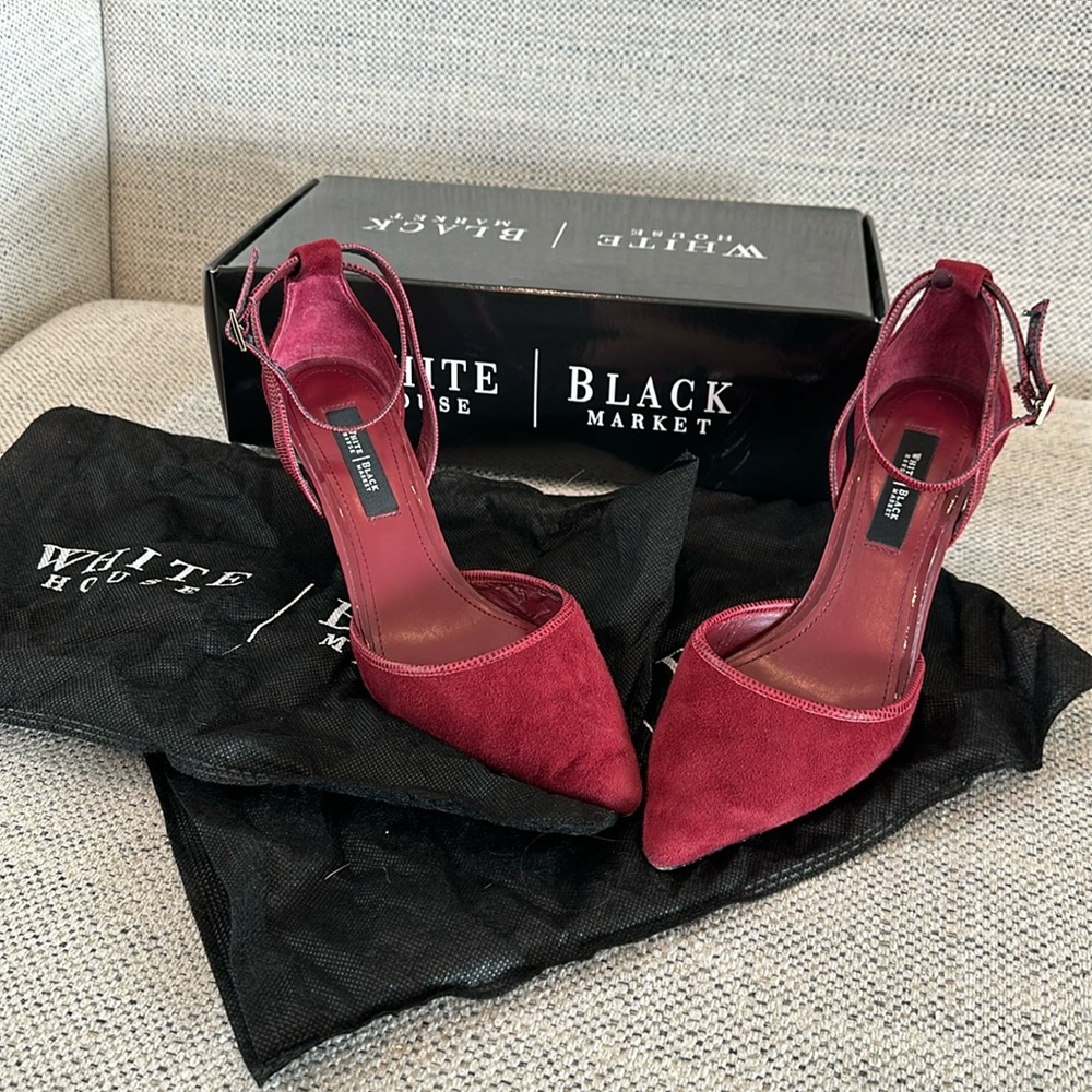 WHBM Size 6.5 Ruby Heels